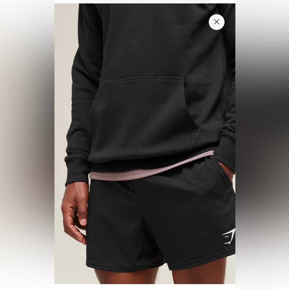 Gymshark Black Athletic Shorts